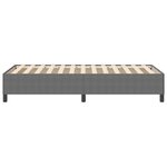 Cadre de lit vidaXL Gris clair 90x190 cm Tissu corduroy