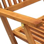 vidaXL Ensemble à manger d'extérieur pliable 7Pièces Bois d'acacia solide