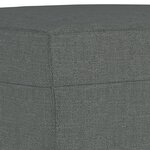 vidaXL Ensemble de canapés 4 Pièces coussins gris foncé tissu