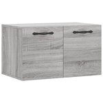 vidaXL Armoire murale Sonoma gris 60x36 5x35 cm Bois d'ingénierie