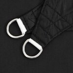 vidaXL Voile de parasol tissu oxford triangulaire 4x4x4 m noir