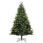 vidaXL Sapin de Noël artificiel à charnières avec support 180 cm