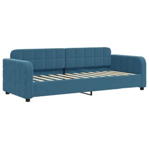 vidaXL Lit de repos bleu 80x200 cm velours