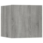 vidaXL Ensemble de meubles TV 10 Pièces Sonoma gris Bois d'ingénierie