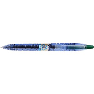Stylo bille à encre gel b2p vert largeur de tracé: 0 7mm x 10 pilot
