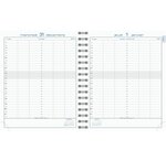 Agenda Journalier La Journée planifiée 22W Carte wire-o 225x180 mm Coloris Aléatoire EXACOMPTA