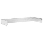 vidaXL Escalier en caillebotis 60x24x7 cm acier galvanisé