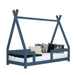 Lit cabane enfant NAKANA 90 x 160 bleu marine