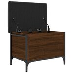vidaXL Banc de rangement chêne marron 62x42x45 cm bois d'ingénierie