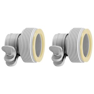 Intex Adaptateurs B 2 Pièces pour tuyaux 32 mm à 38 mm