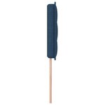 Cabeça de cama vidaXL Design Lignes Bleu 80 cm Tissu