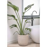 Capi Pot à fleurs Waste Rib 35x34 cm Beige terrazzo
