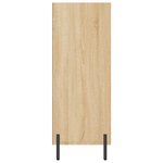 vidaXL Armoire à étagères chêne sonoma 69 5x32 5x90 cm bois ingénierie