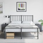 vidaXL Tables de chevet 2 Pièces anthracite 34 5x39x44 cm acier