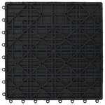 vidaXL Carreaux de terrasse WPC 30x30 cm 11 Pièces 1 m2 Gris