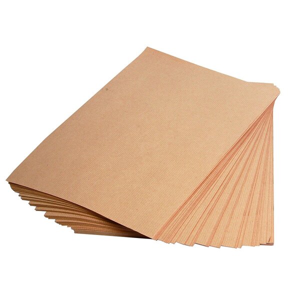 Lot de 25f kraft brun 160g brut a3 clairefontaine