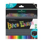 Crayons de couleur Black Edition étui en carton de 100 FABER-CASTELL