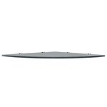 vidaXL Étagères d'angle 2 Pièces et supports chromés Verre Noir 45x45 cm