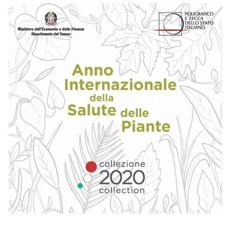 Coffret série euro BU Italie 2020 (santé des plantes)