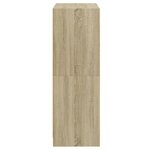 vidaXL Buffet haut avec portes chêne sonoma bois d'ingénierie
