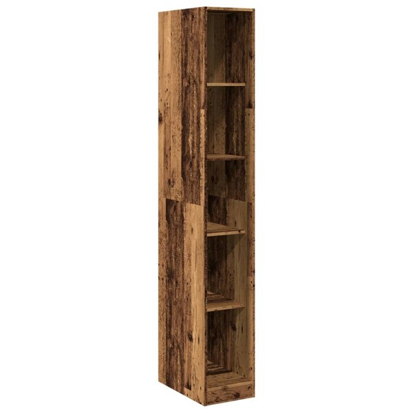 vidaXL Garde-robe vieux bois 30x50x200 cm bois d'ingénierie