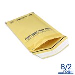 Lot de 50 Enveloppes à bulles PRO+ MARRON B/2 format 110x215 mm