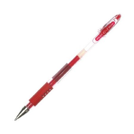 Stylo à bille G1 GRIP pointe large encre gel rouge PILOT