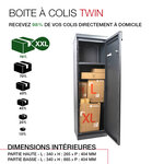 Boite à colis Twin XL Gris anthracite 0206 MS
