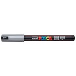 Marqueur pointe calibrée extra-fine pc1mr 0 7mm argent x 6 POSCA