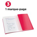 Cahier EASYBOOK Agrafé 17x22cm 96 pages grands carreaux 90g Couleurs aléatoires OXFORD