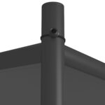 vidaXL Belvédère anthracite 3x3 m 180 g/m² tissu et acier