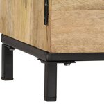 vidaXL Meuble TV 145x30x41 cm Bois massif de manguier