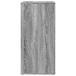 vidaXL Buffets 2 Pièces sonoma gris 79x38x80 cm bois d'ingénierie