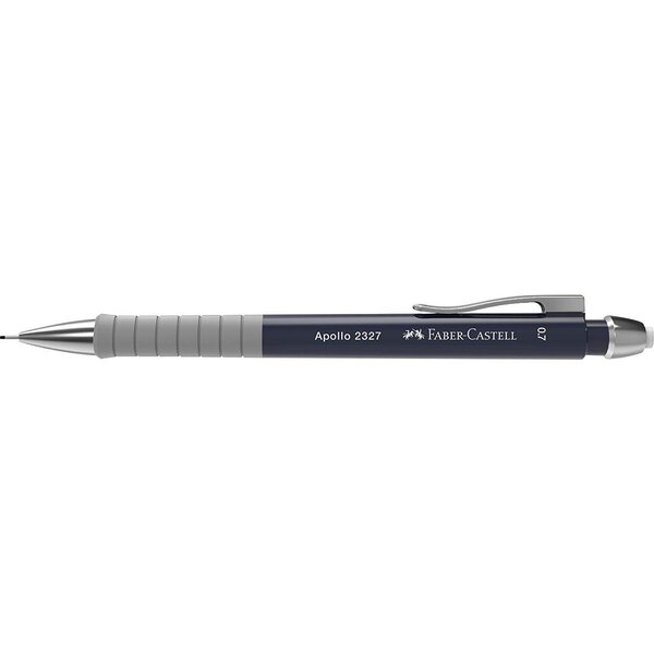 Porte-mines apollo  0 7 mm  bleu foncé x 5 faber-castell