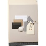 Paquet de 25 cartes simples 210g 82x128 ivoire clairefontaine