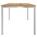 vidaXL Table de salle à manger 180x90x75 cm en bois massif d'acacia
