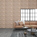 vidaXL Panneaux muraux 3D avec design de brique beige 11 Pièces EPS