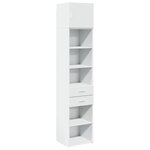 vidaXL Armoire de rangement mince blanc 45x42 5x225 cm