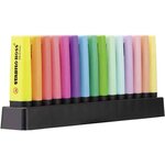 Set edition collector de 15 surligneur boss original 9 + 6 pastels x 5 stabilo