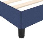 vidaXL Cadre de lit Bleu 80 x 200 cm Tissu