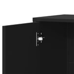 vidaXL Buffets 2 Pièces noir 60x31x70 cm bois d'ingénierie