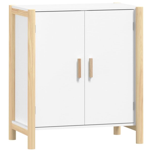 vidaXL Buffet Blanc 62x38x70 cm Bois d'ingénierie