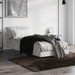 vidaXL Cadre de lit gris béton 75x190 cm bois d'ingénierie