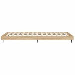 vidaXL Cadre de lit chêne sonoma 100x200 cm bois d'ingénierie