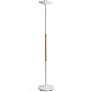 lampadaire Led Pryska 40 W - Blanc, hêtre