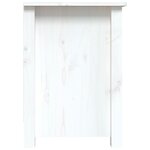 vidaXL Meuble TV Blanc 103x36 5x52 cm Bois de pin massif