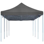 vidaXL Tente de réception pliable 3 x 9 m Anthracite