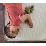 Matelas bébé climatisé 70 x 140 x 10 cm - 1 face été  1 face hiver