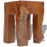 vidaXL Tabouret Bois de teck massif