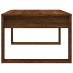 vidaXL Table basse chêne marron 102x50x35 cm bois d'ingénierie